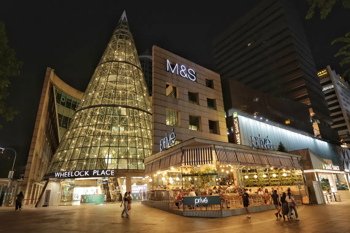 The deal will give the fund ownership of the development, which includes the Wheelock Place mall on Orchard Road.