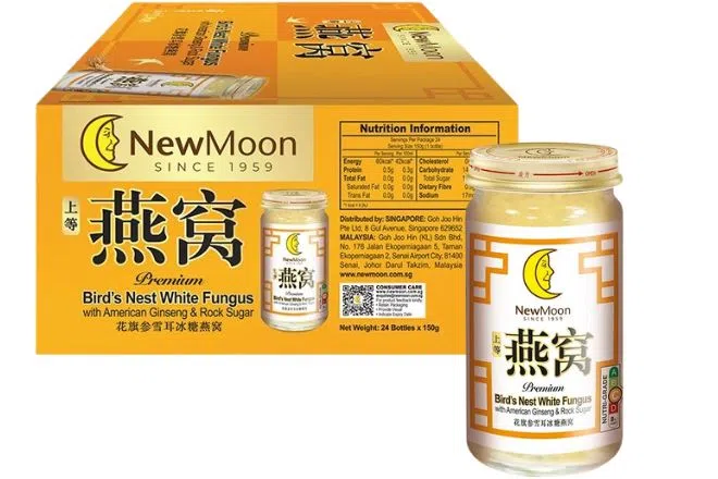 New Moon Bird’s Nest White Fungus with American Ginseng & Rock Sugar