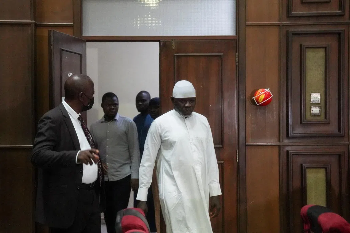 Suspects accused of involvement in the June 5, 2022 attack on St. Francis Catholic Church in Owo, Ondo State, arrive at the Federal High Court ahead of judgment in Abuja, Nigeria, June 3, 2026. REUTERS/Marvellous Durowaiye