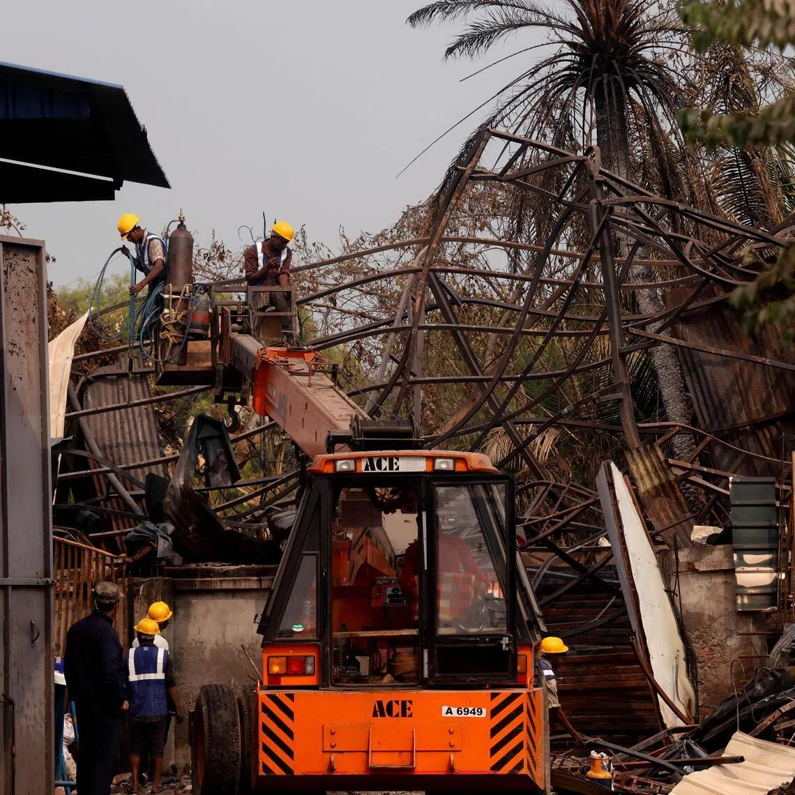 Rescuers in Kolkata are still combing through the debris for dozens more still feared missing after the fire.
