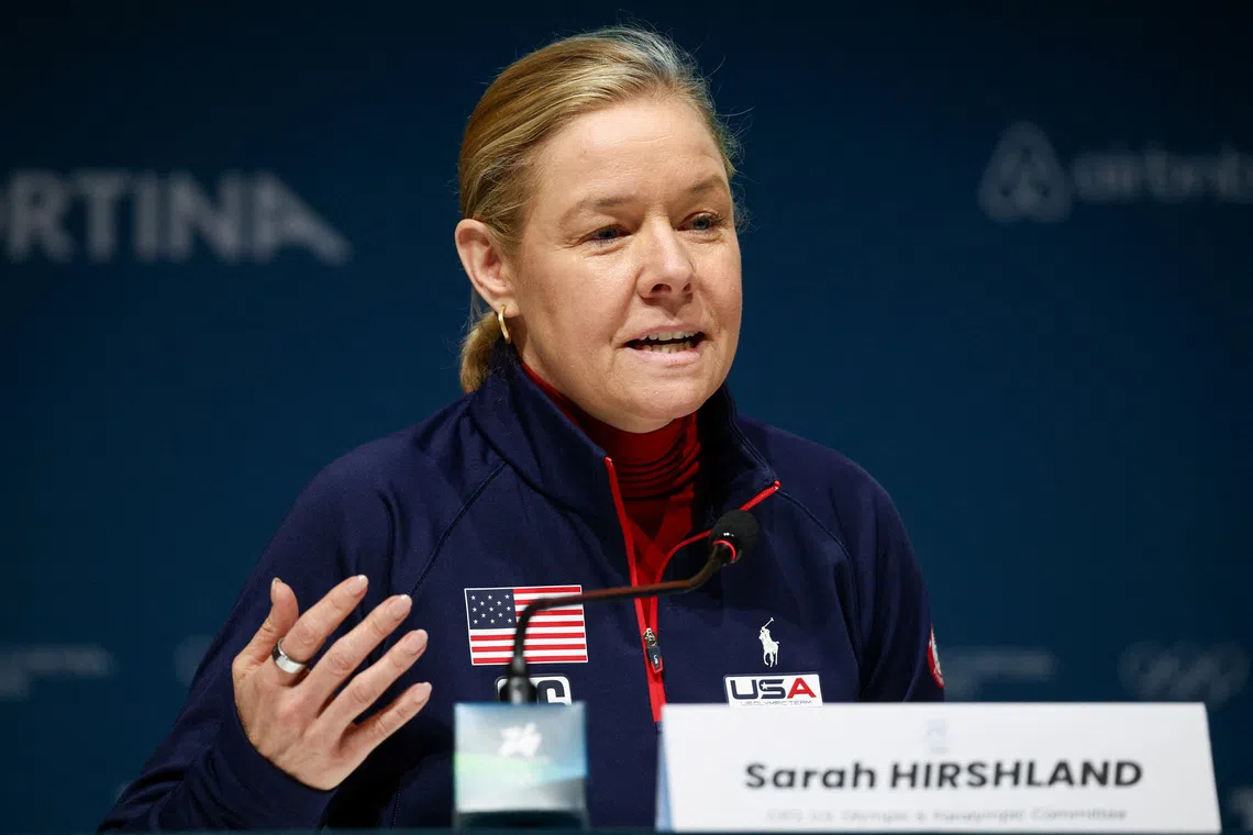 US Olympic and Paralympic Committee CEO Sarah Hirshland also said the USOPC expects a surge of interest in Olympic sport from hosting two Olympic Games in six years.