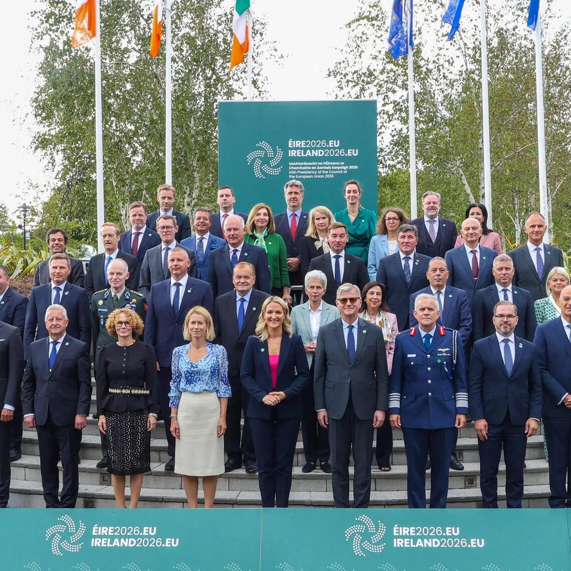 EU defence ministers and other officials met in Ireland on Sept 1.