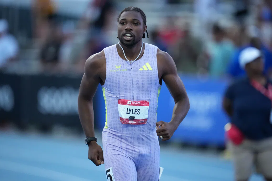 Lyles eyes American records as he plots path to Los Angeles Olympics