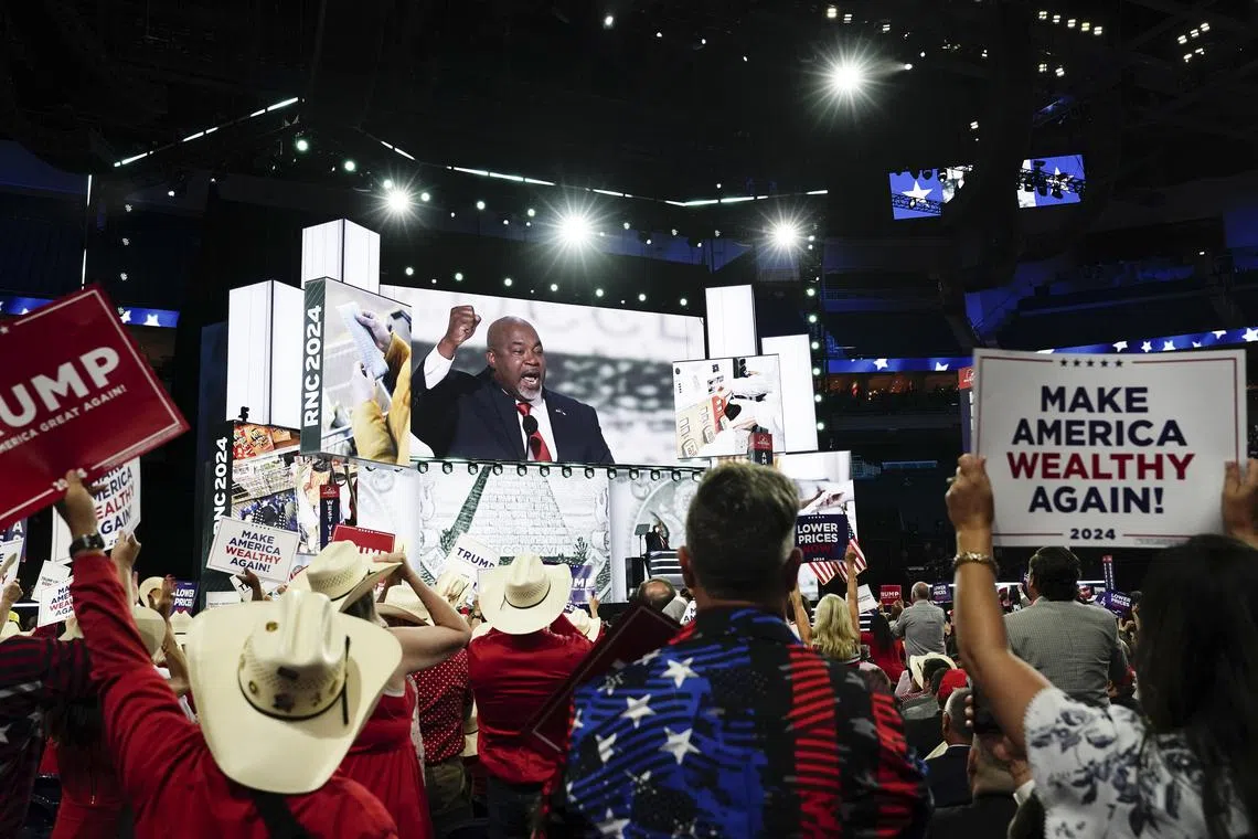 The Republican candidate for governor of North Carolina Mark Robinson has rebuffed calls to drop out of the race.