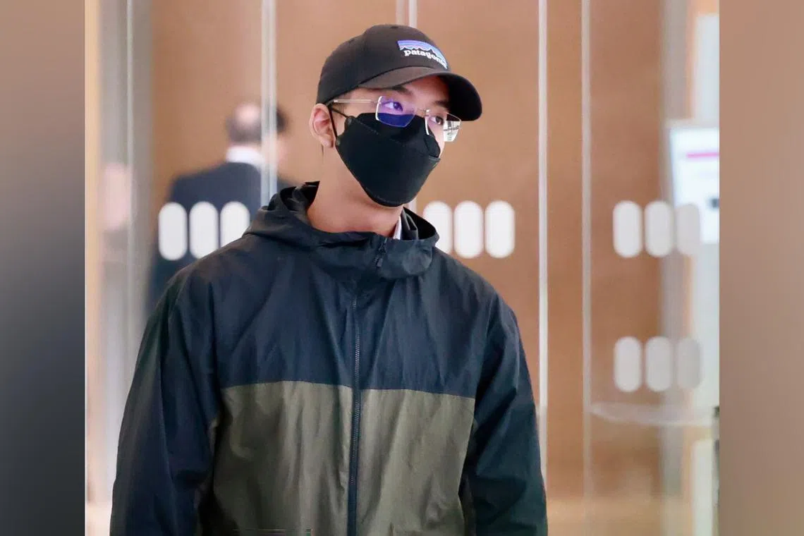 Muhammad Izzat Mazlan was arrested in 2022 at a carpark at the institution.