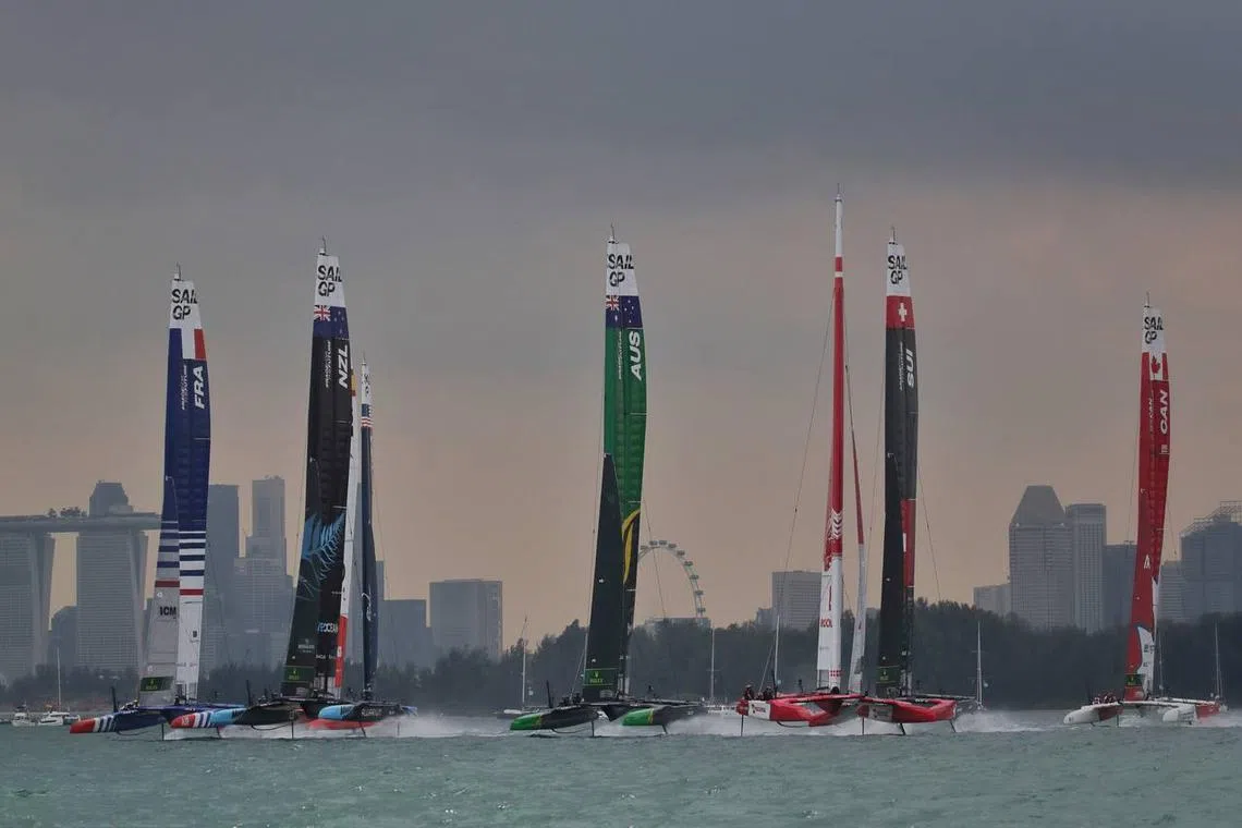 The Singapore Sail Grand Prix is the first South-east Asian leg of the hydrofoiling series, and will return over the next two seasons.