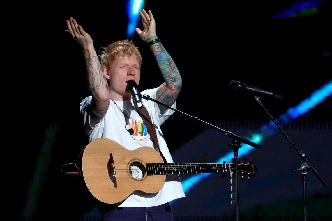 Sheeran has denied being behind the decision to remove Macklemore, saying his tour’s promoter was responsible.
