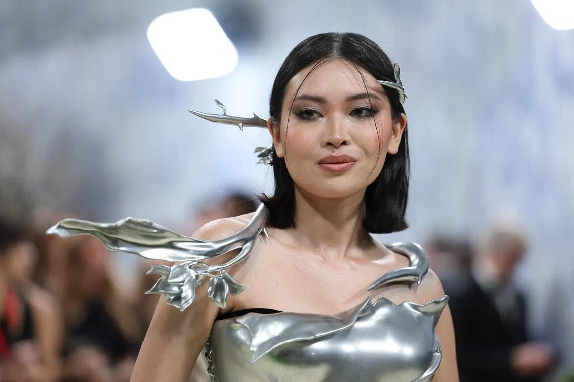 Home-grown fashion designer Grace Ling made her debut at the ritzy fundraiser for the Metropolitan Museum of Art’s Costume Institute on May 4.