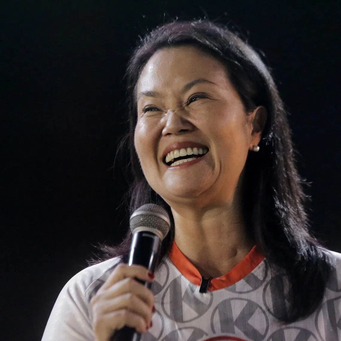 FILE PHOTO: Keiko Fujimori, leader of the Fuerza Popular (Popular Force) political party, announces the party’s list of congressional candidates in Lima, Peru, February 5, 2026. REUTERS/Gerardo Marin/File Photo