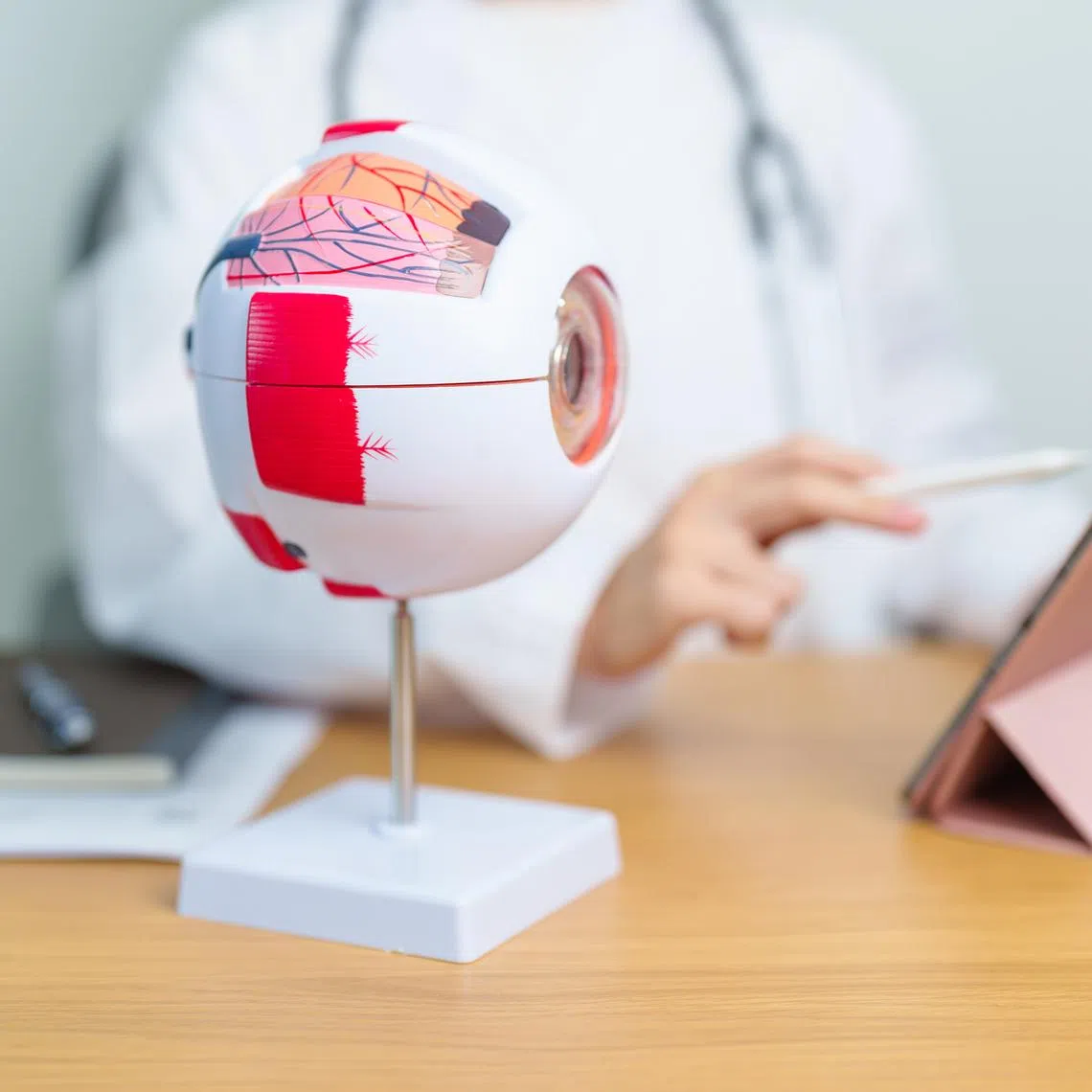 Glaucoma affects up to 5 per cent of the population over 50 in Singapore