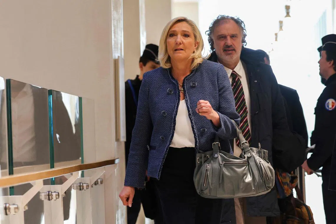 Far-right leader Marine Le Pen was convicted of embezzlement on March 31, and barred from running in the 2027 presidential vote that many believed she could win.