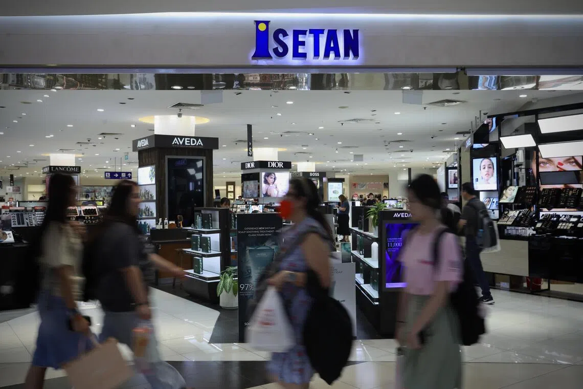 Isetan at Tampines Mall pictured on May 7, 2025. 