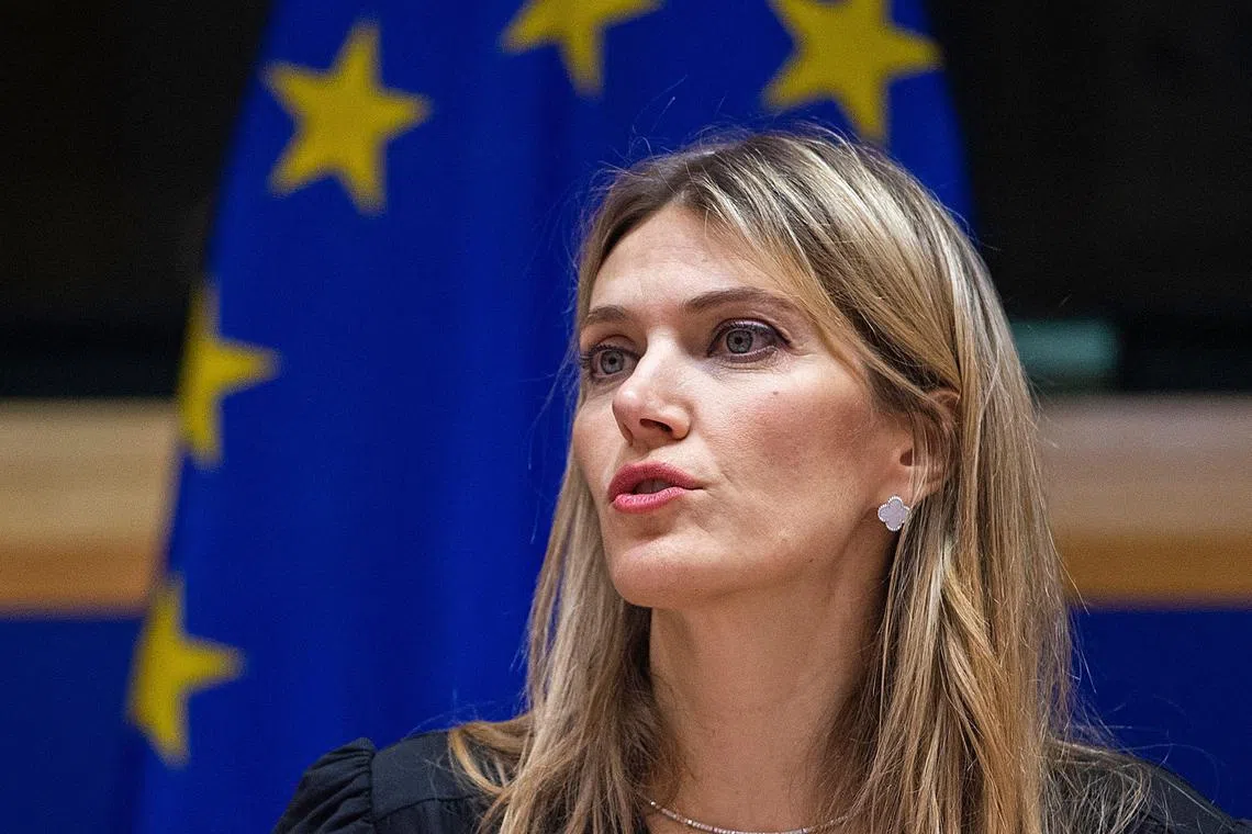 Greek MEP Eva Kaili is accused of accepting bribes from Qatar, and was charged with money-laundering and corruption at the weekend.
