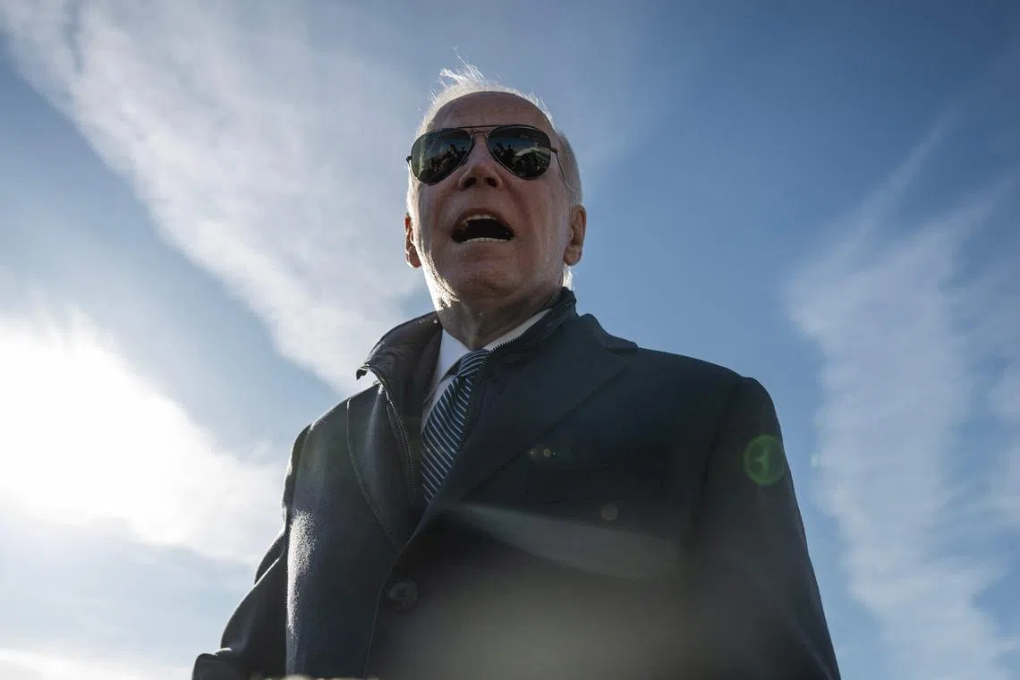 US President Joe Biden was criticised for waiting so long to alert the public as the alleged spy balloon made its flight over America.