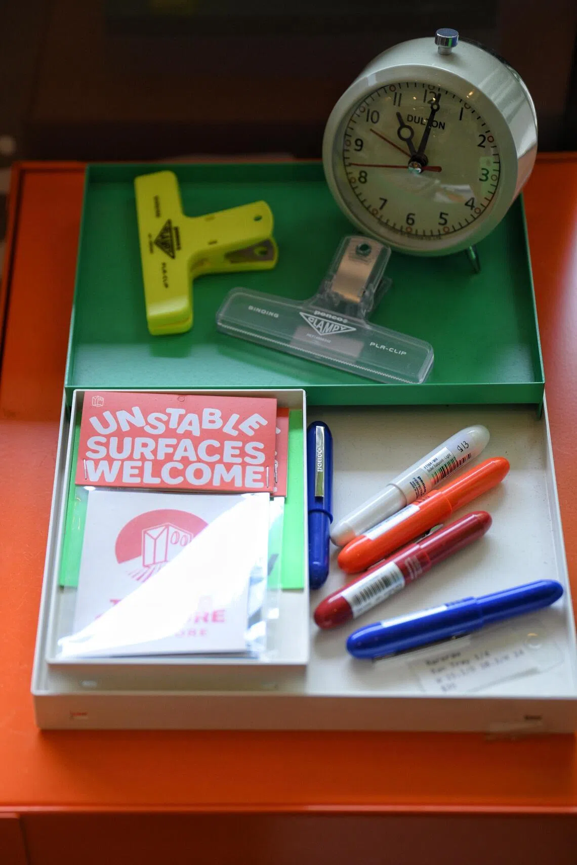 The store also sells design books, stationery and a small selection of clothes. 