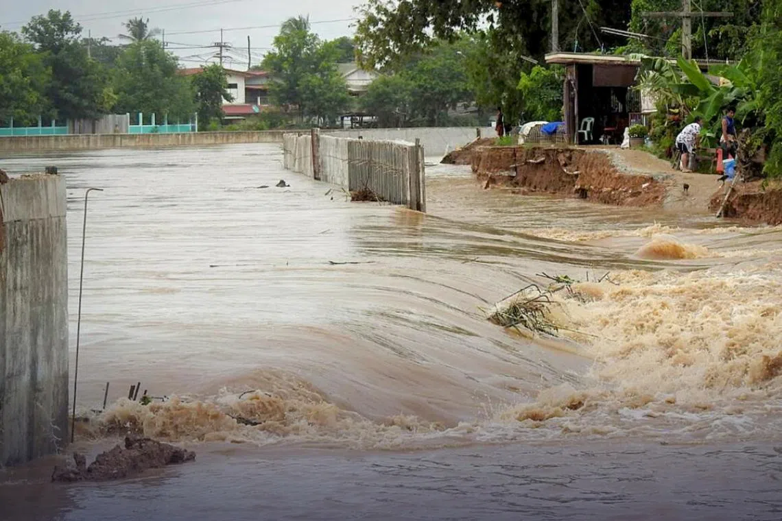 Thailand’s rainy season typically brings months of daily deluges but scientists say climate change can make rainfall more intense.