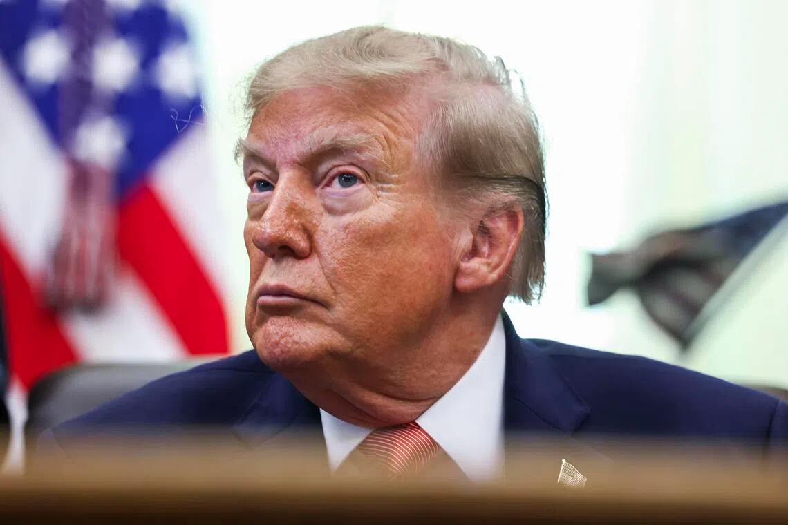 US President Donald Trump is suing Britain’s publicly funded broadcaster for defamation over a speech clip that was misleadingly edited.