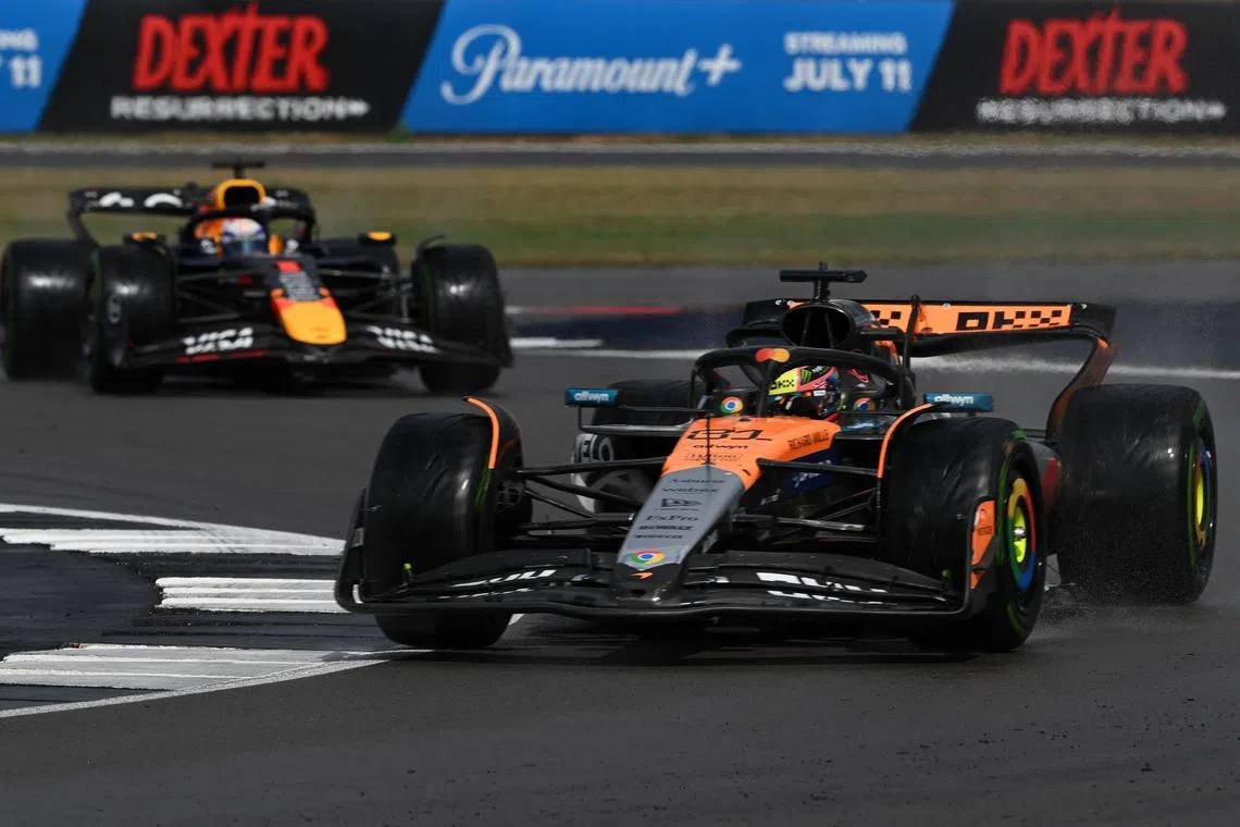 FILE PHOTO: Formula One F1 - British Grand Prix - Silverstone Circuit, Silverstone, Britain - July 6, 2025 McLaren's Oscar Piastri in action during the race REUTERS/Jaimi Joy/ File Photo