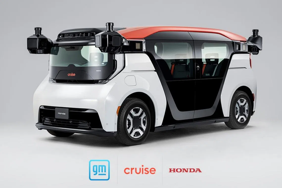 The Cruise Origin vehicle was jointly developed by GM, Cruise and Honda. 