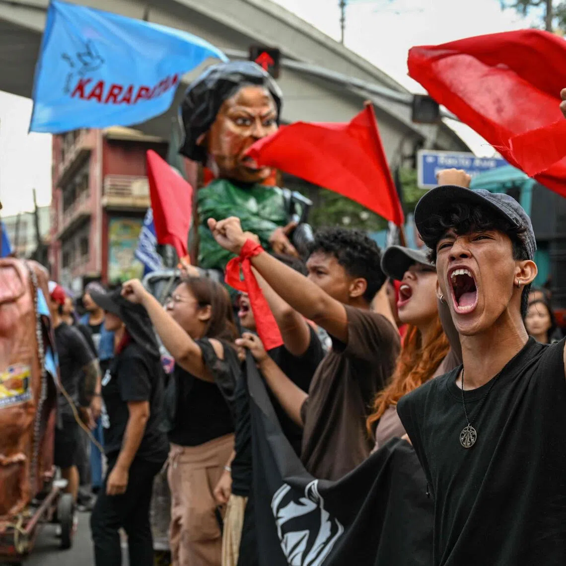 Activists have been mounting street protests since President Ferdinand Marcos Jr exposed in July corruption involving funds meant for flood control.
