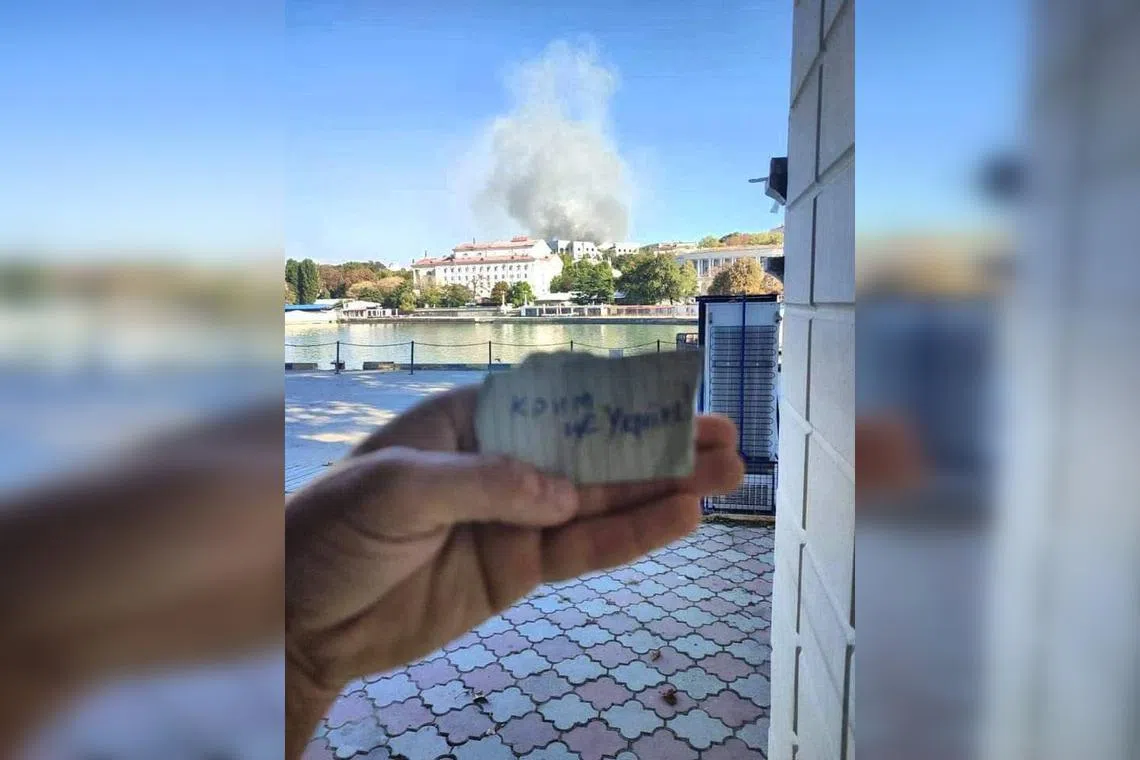 Ukraine attacks Russian Black Sea navy headquarters in Crimea | The ...