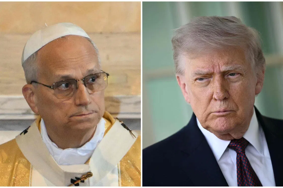 US President Donald Trump’s comments come after Pope Leo warned earlier in the day of the risk of democracies sliding into “majoritarian tyranny”.