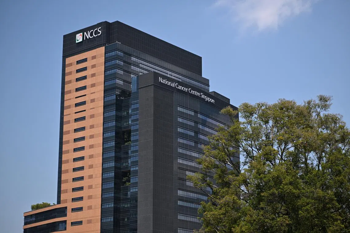 Generic pix of the National Cancer Centre Singapore located along Hospital Blvd on Sept 27, 2023.