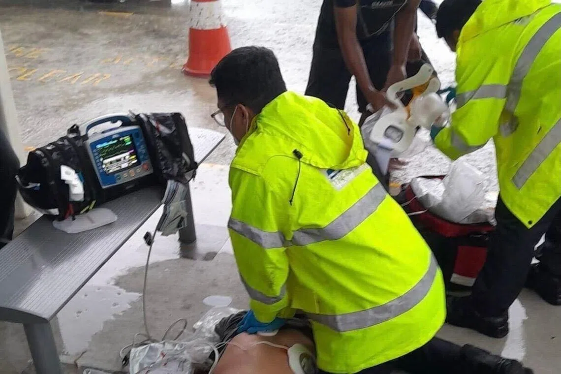 The 30-year-old fishery worker was struck at around 4pm on May 5 at a fish farm in waters off Lim Chu Kang coast.