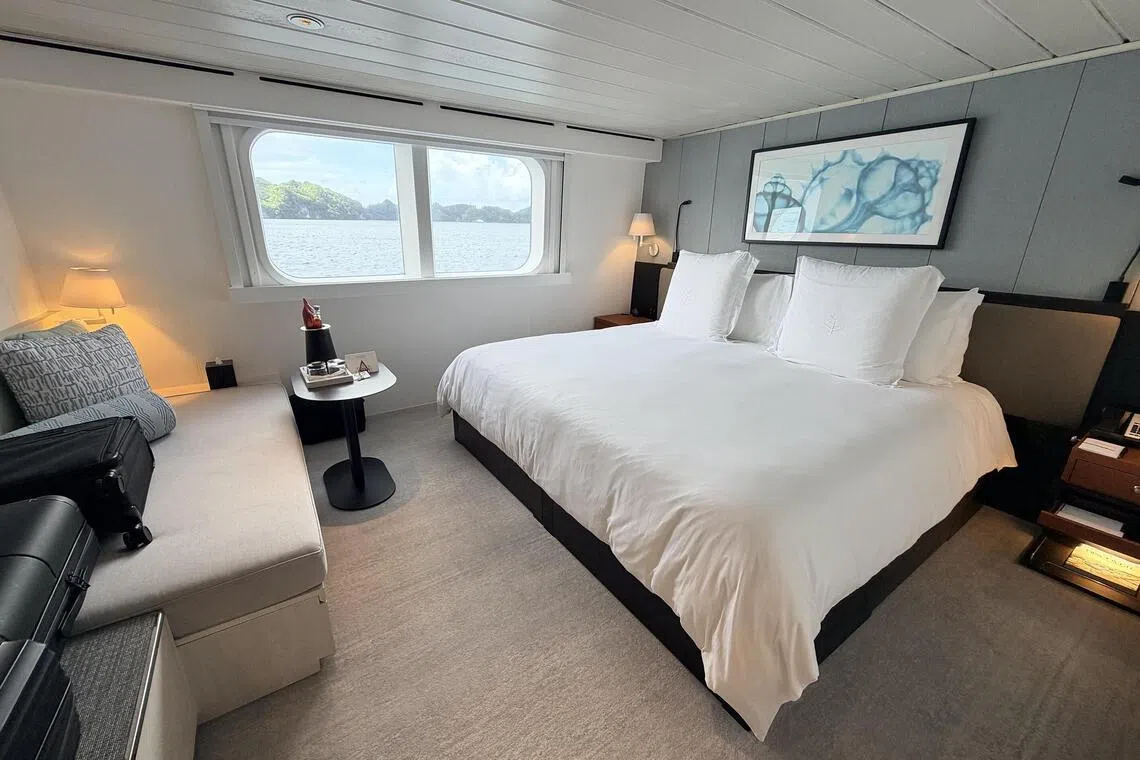 One of 11 cabins on the Four Seasons Explorer.