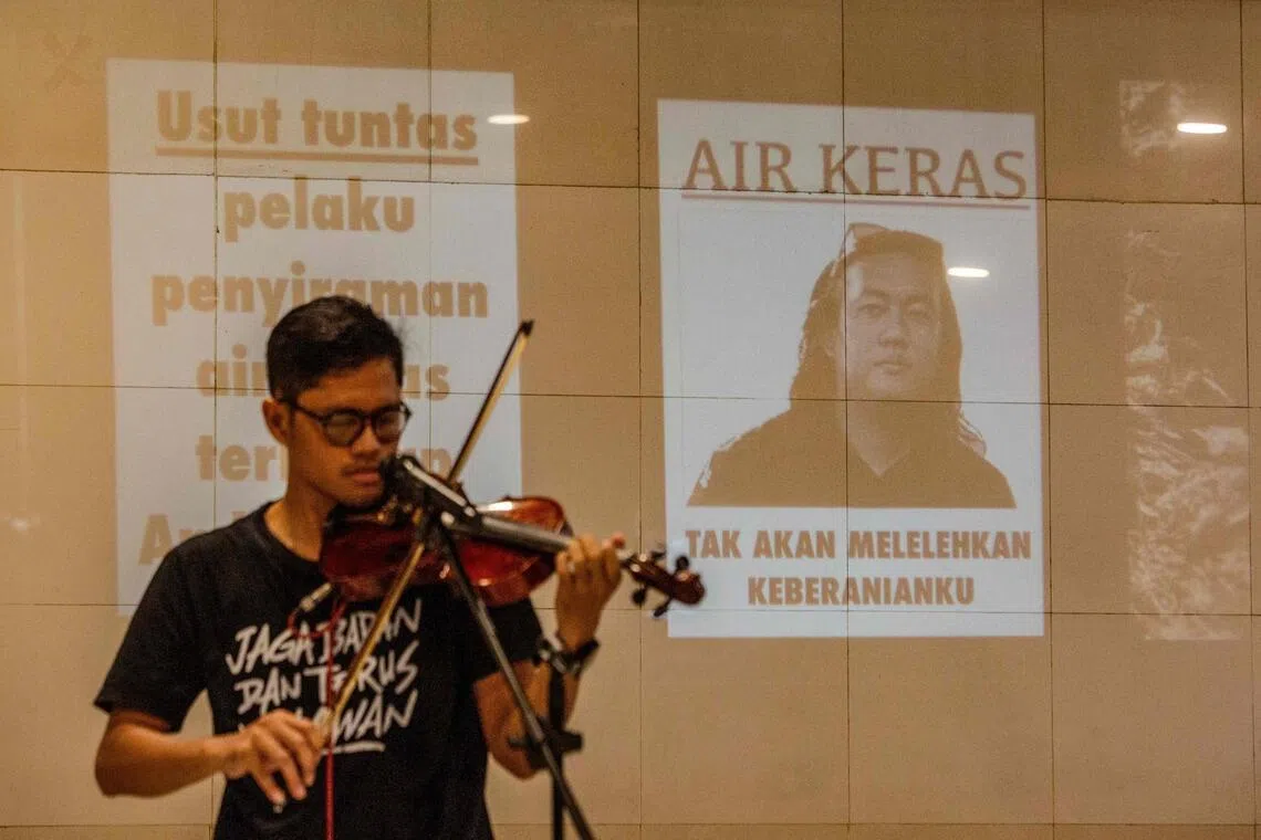 Acid attacks highlight growing danger for Indonesian activists