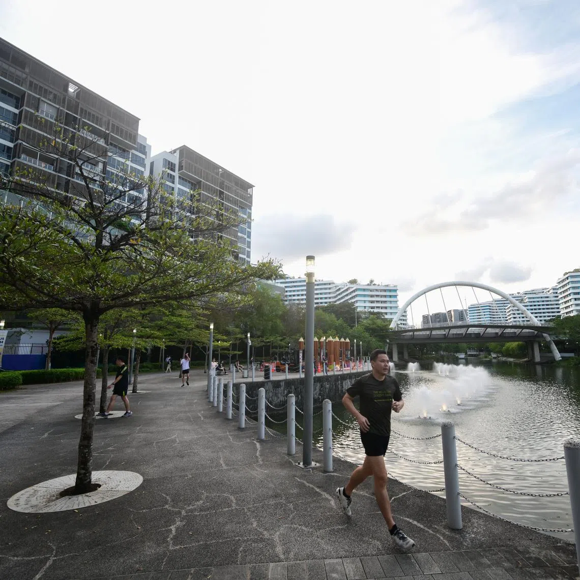 Punggol Waterway Park is built around Singapore's largest man-made waterway. ST PHOTO: AZMI ATHNI