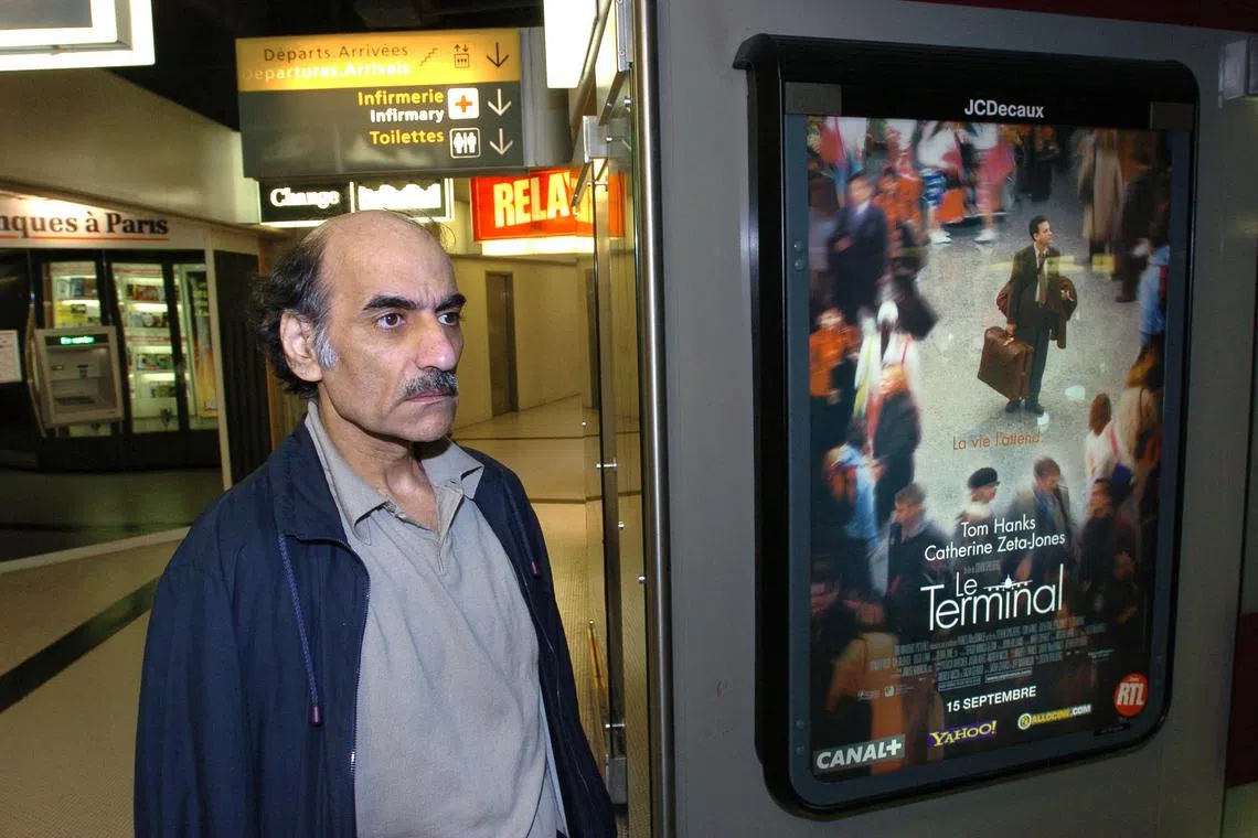 Karimi Nasseri’s story inspired the 2004 film The Terminal, 