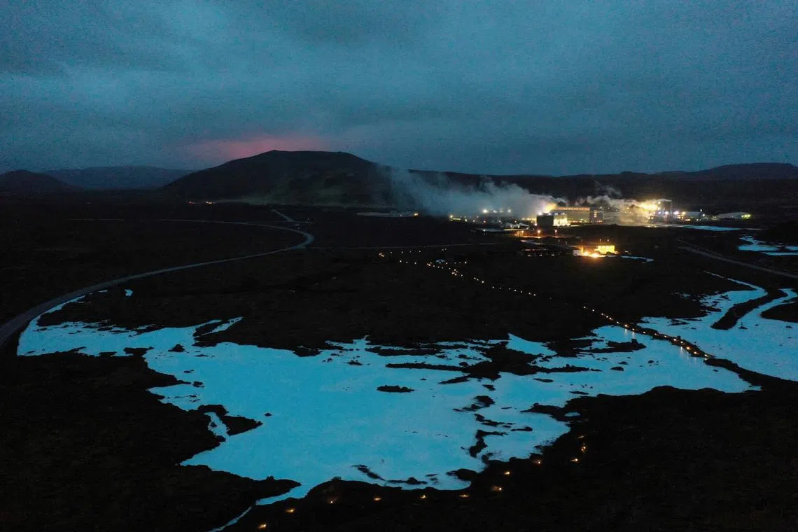 The Blue Lagoon, a popular tourist destination located near Grindavik was closed as a precaution.