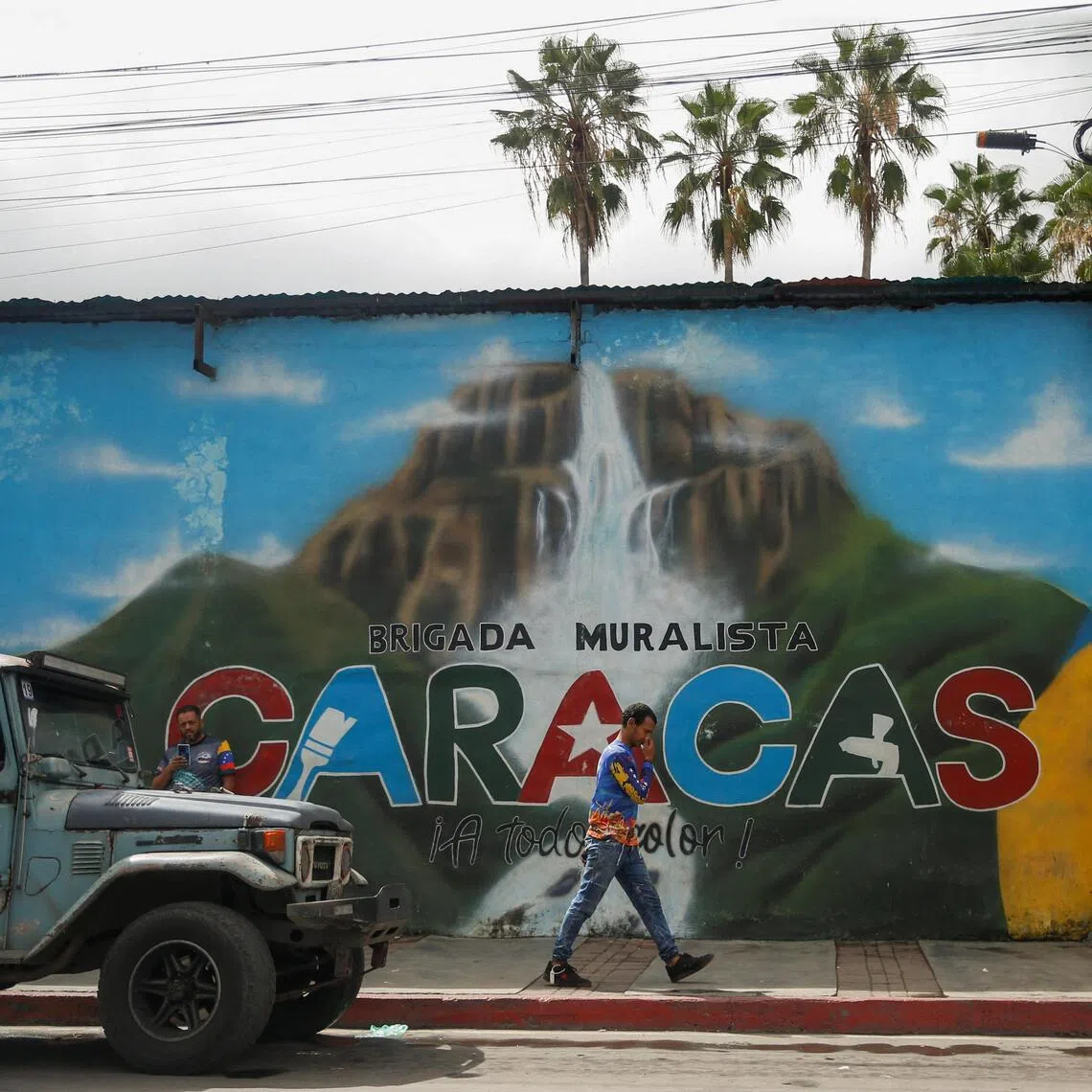 US President Donald Trump stirred anger and confusion in Venezuela after saying the country's airspace should be entirely closed.