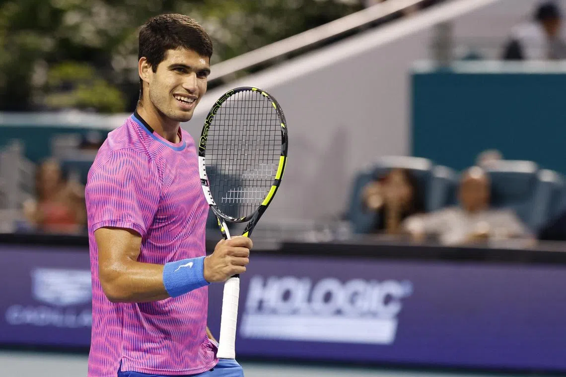 Spain's Carlos Alcaraz pulled out of the Barcelona Open on April 14 because of an injury to his right forearm, after earlier withdrawing from the Monte Carlo Masters.