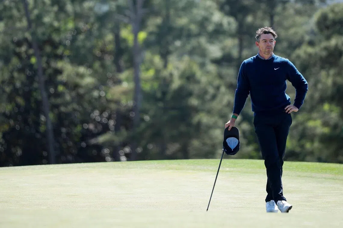 Rory McIlroy begins the defence of his first Masters title with a five-under 67 that gives him a share of the first-round lead with Sam Burns at Augusta National on April 9, 2026.
