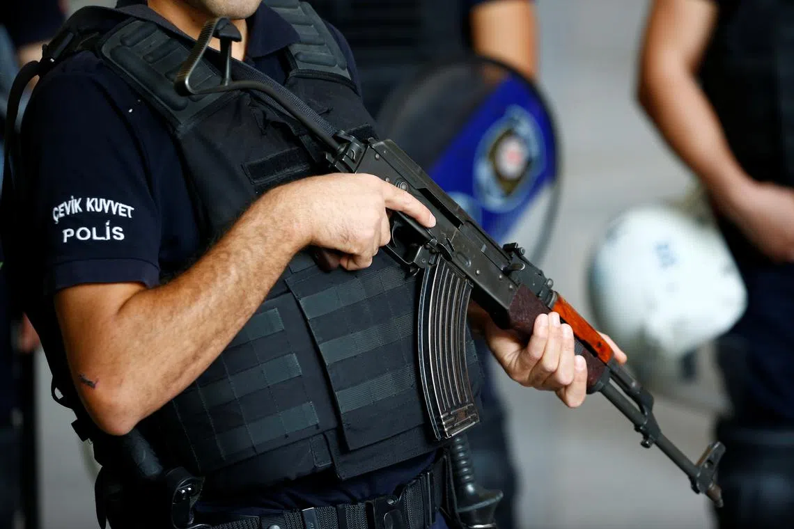 Police in Turkey are investigating the shooting and have apprehended a Turkish citizen in relation to the incident.