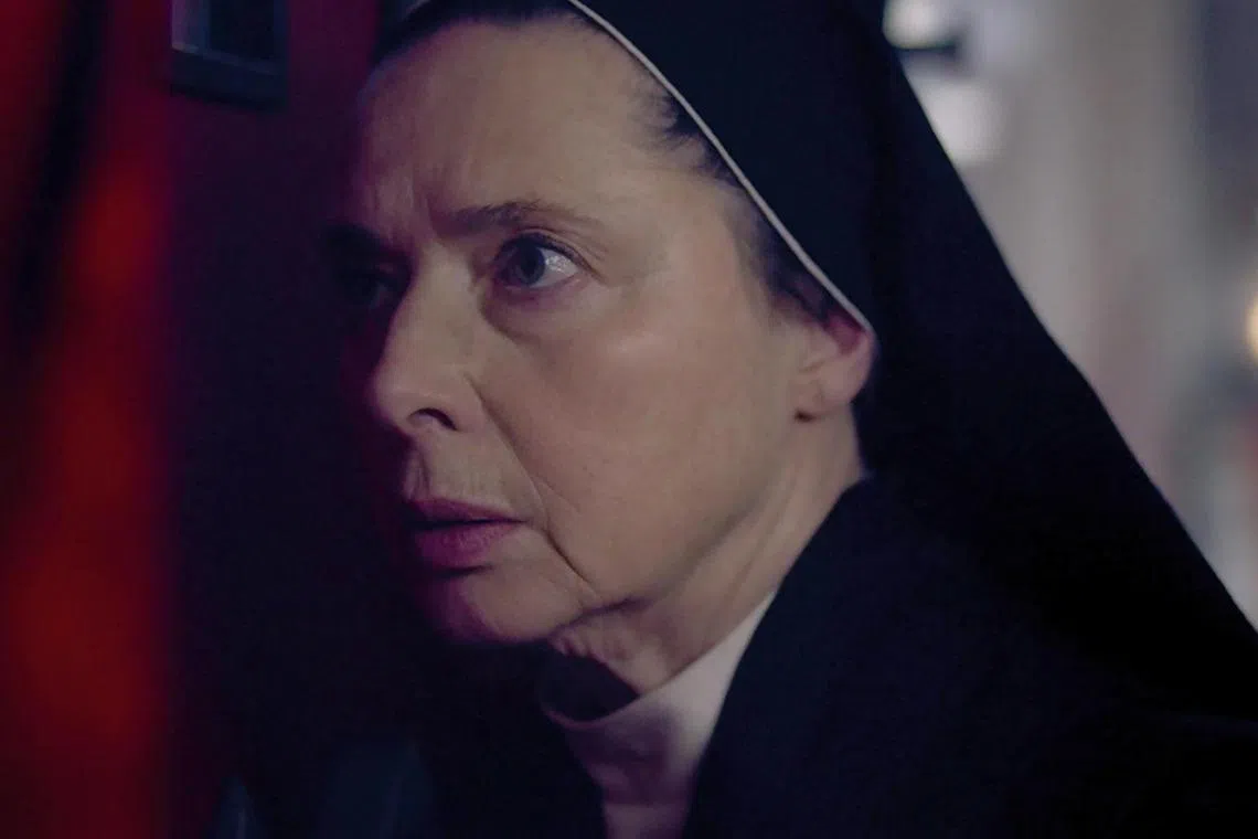 Italian-American actress Isabella Rossellini is Sister Agnes in the drama Conclave.