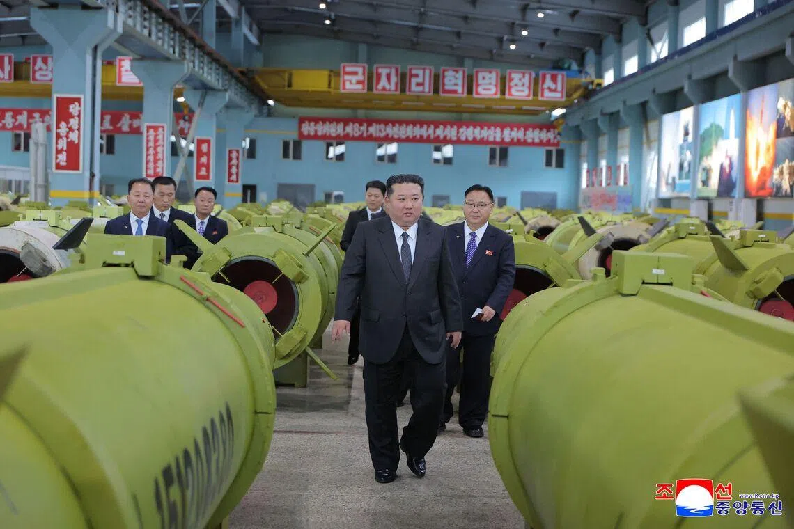 During the ninth party congress last month, Mr Kim Jong-un reiterated his pledge to “expand and strengthen” his nuclear forces, increasing both the number of weapons and the kinds of missiles carrying them.