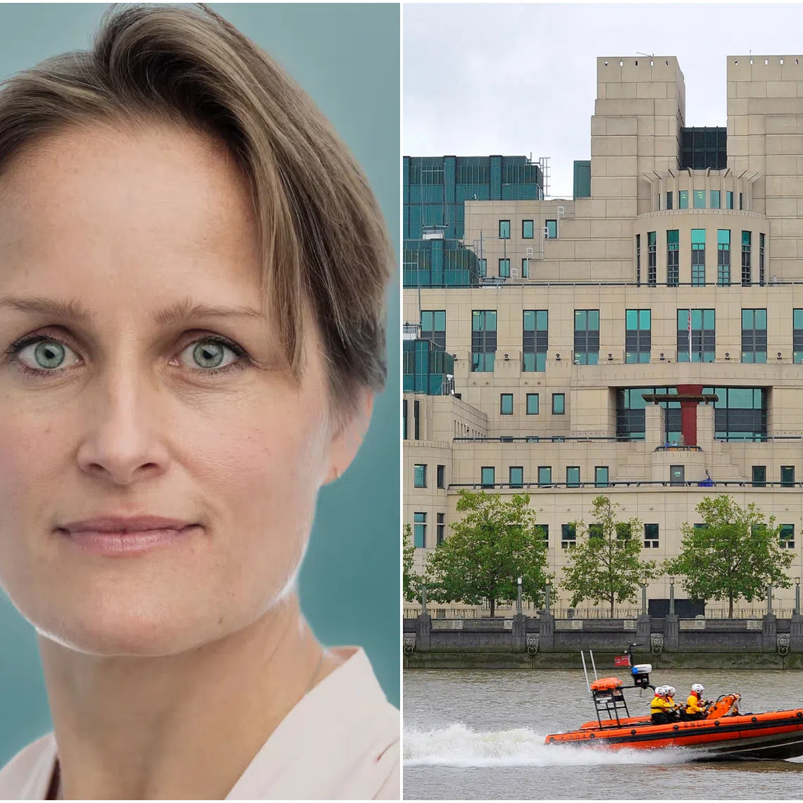 Ms Blaise Metreweli (left) took over from Mr Richard Moore in ‍October, becoming the first female chief of MI6 in its 116-year ​history. 