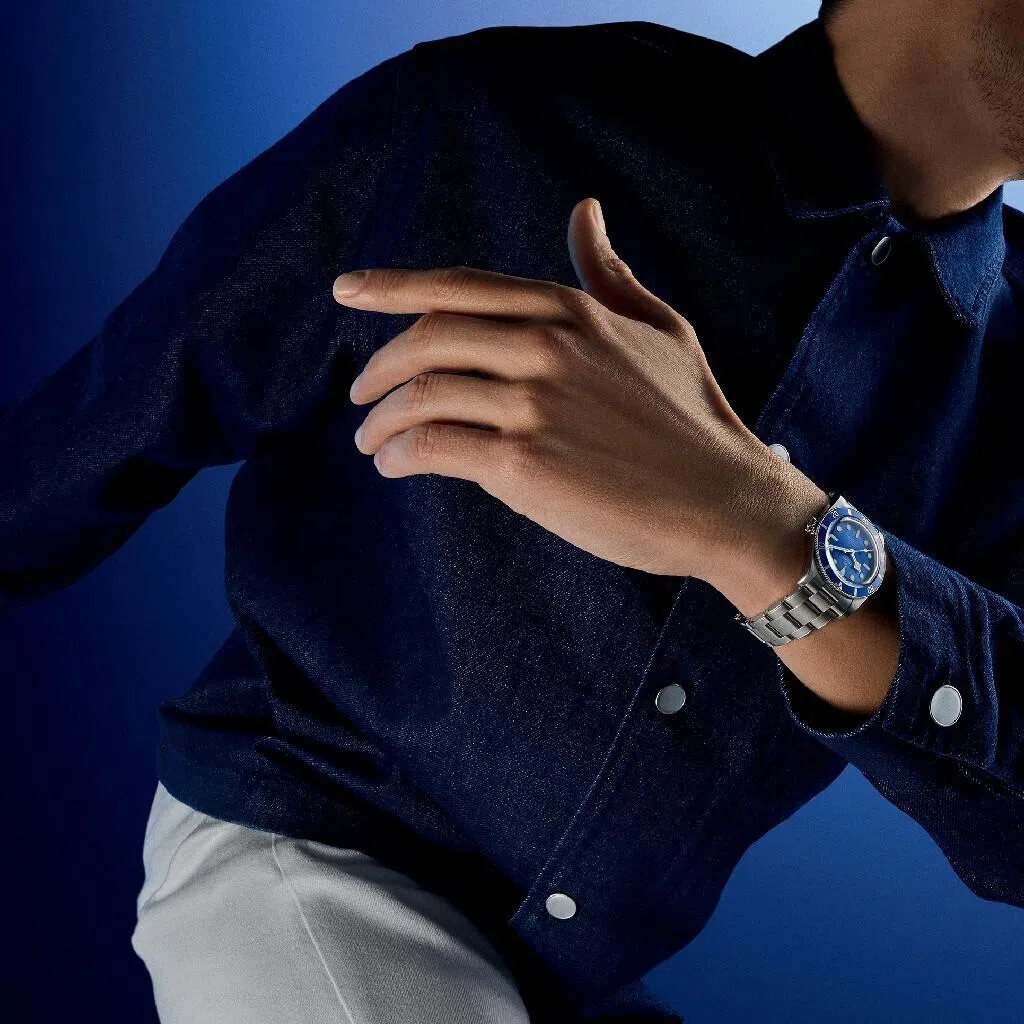 Designed to take you from boardroom to beach, the Tudor Black Bay 54 “Blue” never feels out of place. 