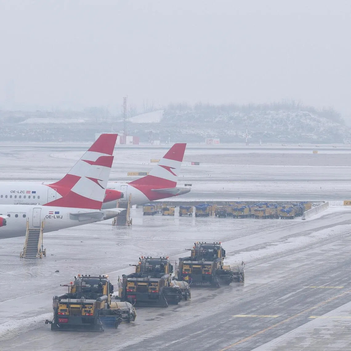Around 15 people were killed in the snow and freezing temperatures in Europe last week. 
