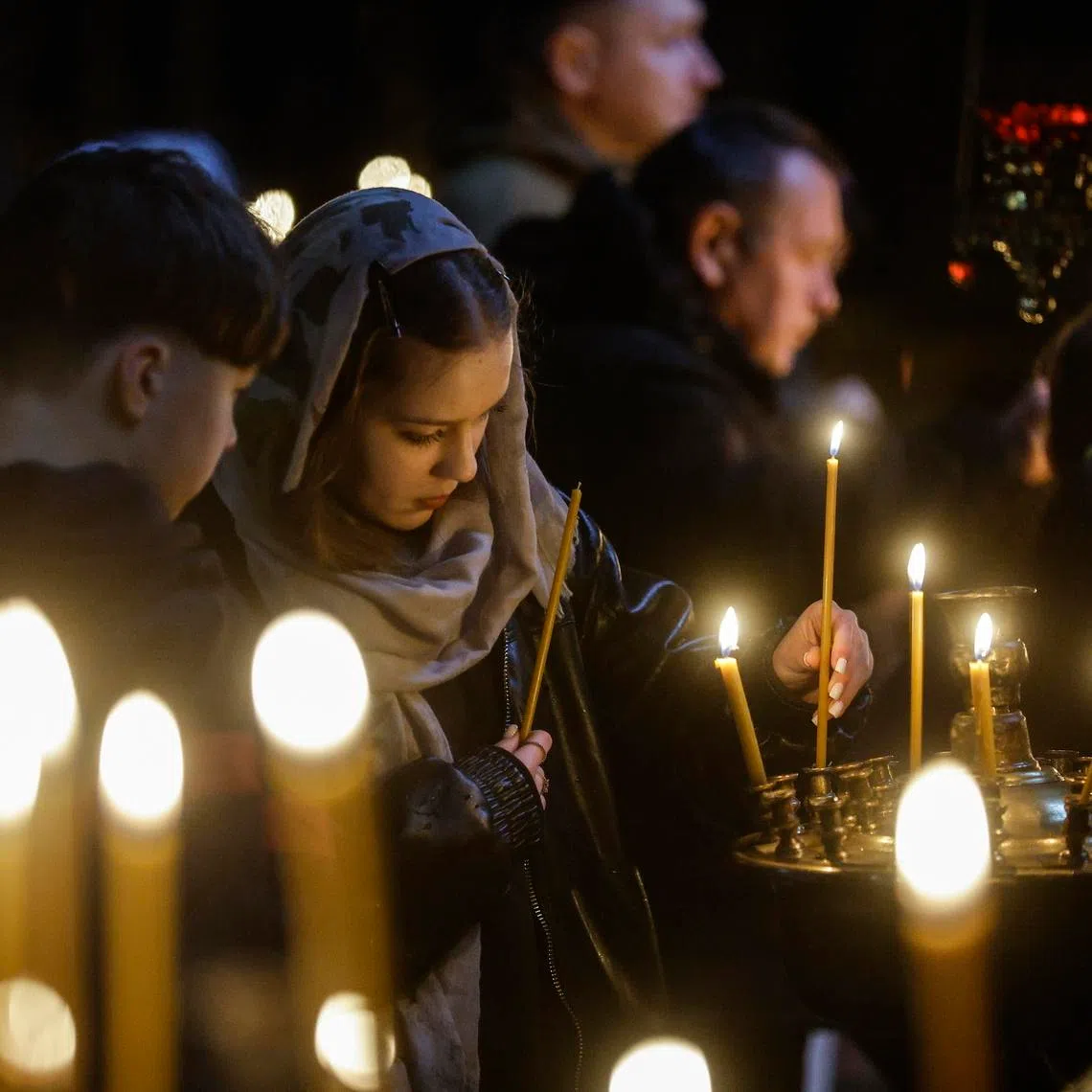 According to the calendar of the Orthodox faith, which is dominant in both Russia and Ukraine, Easter is celebrated this year on April 12.