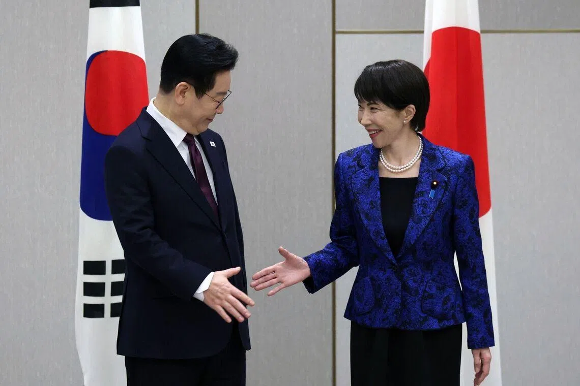 Japan PM Takaichi says she urged S. Korea’s Lee to help ‘ensure regional stability’ during talks