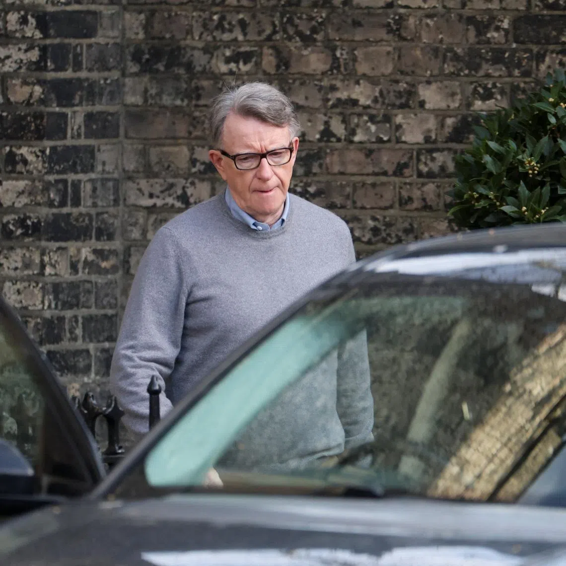 Former British ambassador to the U.S. Peter Mandelson gets into a vehicle outside his residence, as documents relating to the late 2024 appointment of Mandelson are expected to be released, following revelations of his ties to the late financier and convicted sex offender Jeffrey Epstein, in London, Britain, March 11, 2026. REUTERS/Hannah McKay