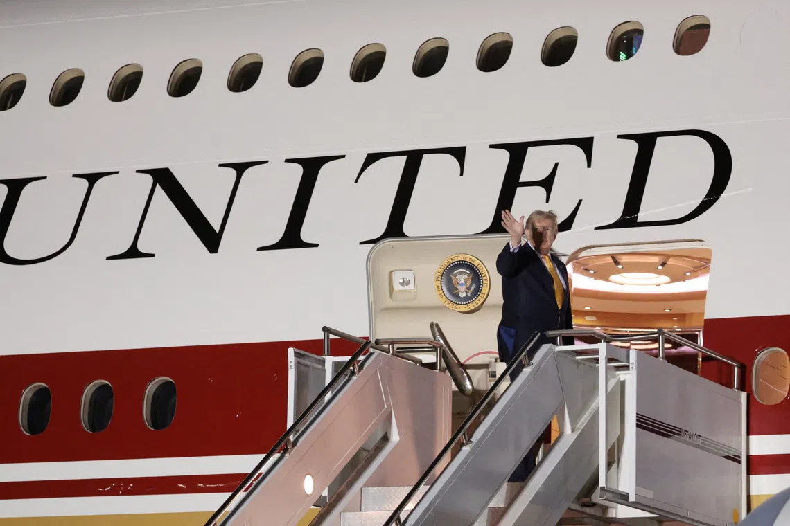 A decades-old practice has drawn new scrutiny after US President Donald Trump sneaked off the regular Air Force One jet to take a separate plane as he left Turkey on July 8.