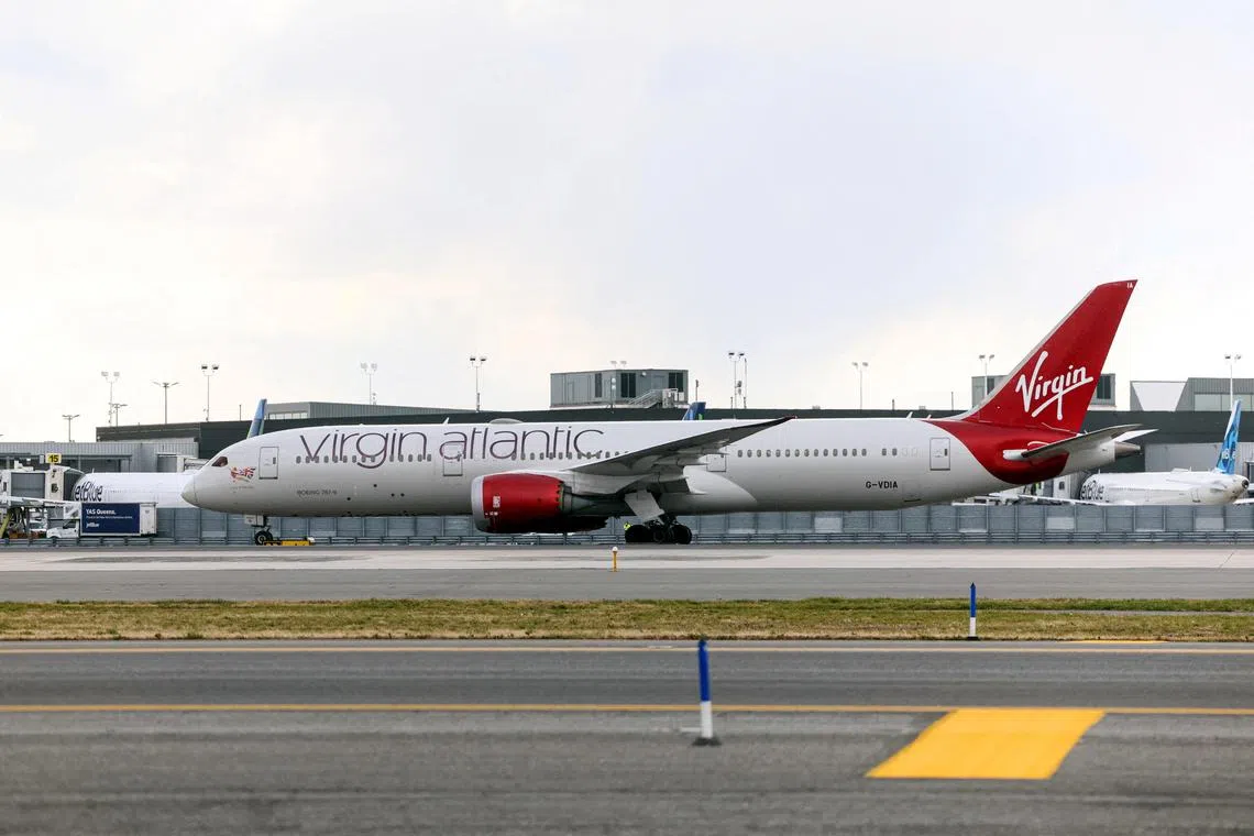 Virgin Atlantic said its empty Boeing 787-9 had just completed a flight and was being towed to another part of the airfield when the incident happened at Terminal 3.