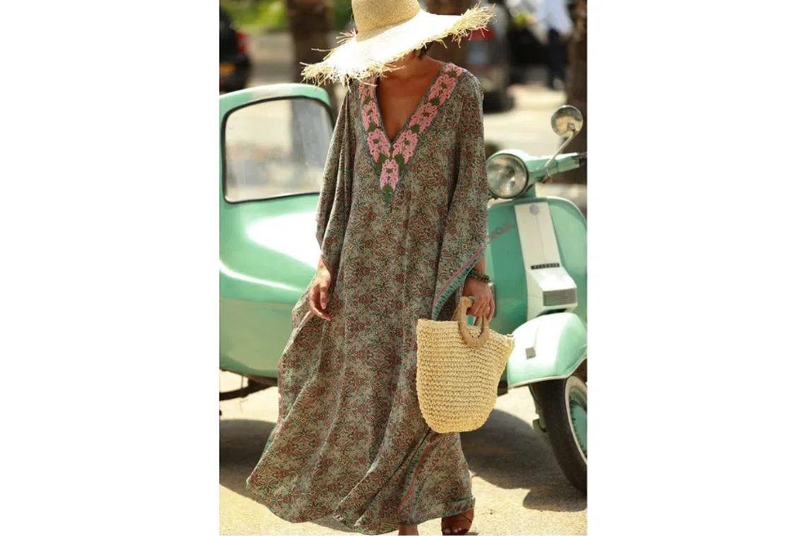 Summer Floral Loose Caftan