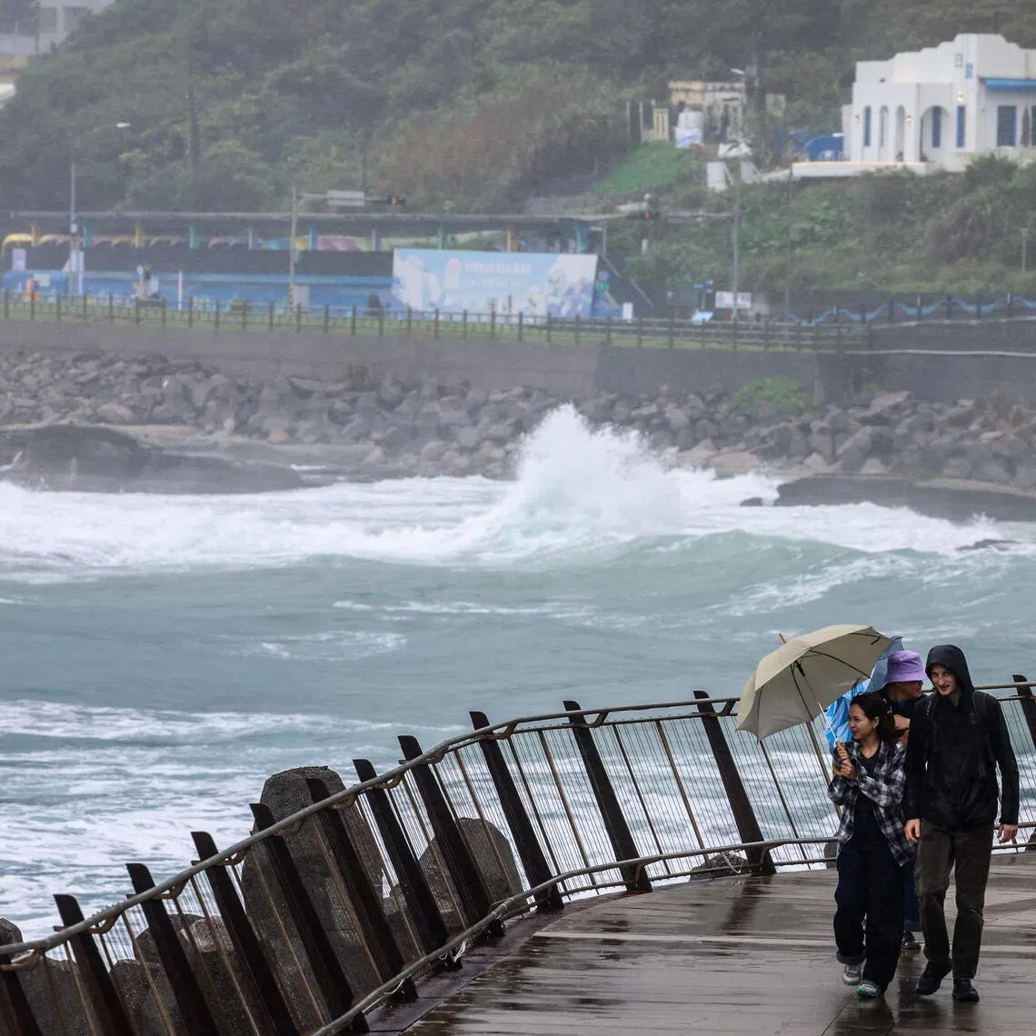 Yilan's town of Dongshan received 794mm of rain on Nov 11, weather officials said.