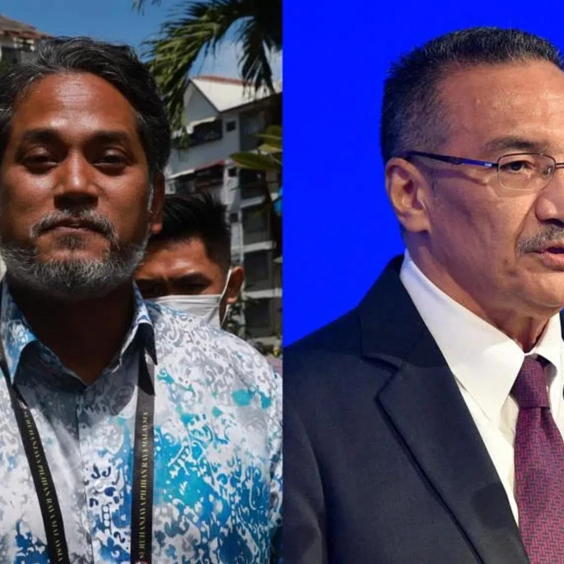 Mr Khairy Jamaluddin (left) has been sacked from Umno, while former defence minister Hishammuddin Hussein has been suspended.